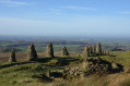 Talkin Head et Simmerson Hill depuis le village de Talkin Talkin Head et Simmerson Hill depuis le village de Talkin