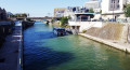 Canal de St Denis - Embarcadère rue Corentin Cariou à Paris Canal de St Denis - Embarcadère rue Corentin Cariou à Paris