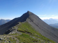 Mont Mounier depuis le col de l'Espaul Mont Mounier depuis le col de l'Espaul