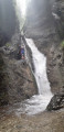 Echelle impressionnante sur la cascade Echelle impressionnante sur la cascade