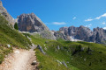 Sur la Seceda par Pieralonga et le Refuge Firenze Sur la Seceda par Pieralonga et le Refuge Firenze