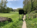 Entrée du chemin longeant le golf Entrée du chemin longeant le golf