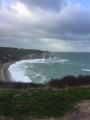 Falaise d'Amont et d'Aval à Étretat Falaise d'Amont et d'Aval à Étretat