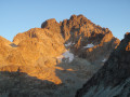Punta Dante par Forciolline en boucle sous la Face Sud du Viso Punta Dante par Forciolline en boucle sous la Face Sud du Viso