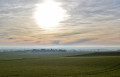 Horizons lointains dans la brume dominicale. Horizons lointains dans la brume dominicale.