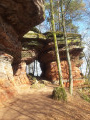 L'Altschossfelsen ou "rochers du vieux château" d'Eppenbrunn L'Altschossfelsen ou "rochers du vieux château" d'Eppenbrunn