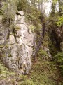Les rochers des Hirschsteine par les escaliers Les rochers des Hirschsteine par les escaliers