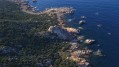 La côte vue de drone La côte vue de drone