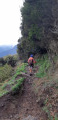 La descente entre Ti ' Col et la Brêche. La descente entre Ti ' Col et la Brêche.