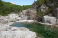 Les vasques du Cavu et le ruisseau de Sainte-Lucie
