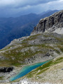 Lac des Neuf Couleurs sous le Brec de chambeyron Lac des Neuf Couleurs sous le Brec de chambeyron