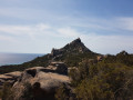 Le Lion de Roccapina vue depuis le Col 70 m Le Lion de Roccapina vue depuis le Col 70 m