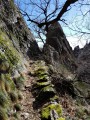 Sentier des 1000 marches - Saut et Lac de Vezoles Sentier des 1000 marches - Saut et Lac de Vezoles