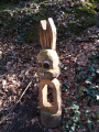 Lapin le long du sentier du sculpteur Lapin le long du sentier du sculpteur