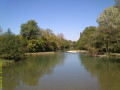 SALINELLES vue du Moulin de Pattes vers l amont sur le Vidourle SALINELLES vue du Moulin de Pattes vers l amont sur le Vidourle
