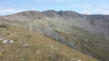 Sur le sentier de la crête, après le sommet Sur le sentier de la crête, après le sommet