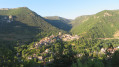 Vue au départ de la randonnée, Le Rozier Vue au départ de la randonnée, Le Rozier