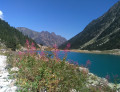 Vue au retour de l'extrémité sud du lac Vue au retour de l'extrémité sud du lac