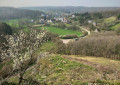Vue sur Dourbes à partir des ruines du château Vue sur Dourbes à partir des ruines du château