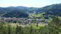 Vue sur Gutach depuis abri Vue sur Gutach depuis abri