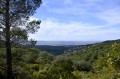 Vue sur la méditerranée depuis le plateau Vue sur la méditerranée depuis le plateau
