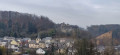 Vue sur le château de Septfontaines et son église Vue sur le château de Septfontaines et son église
